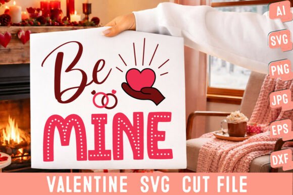 Be Mine SVG Cut File for Graphics and T-Shirt Designs