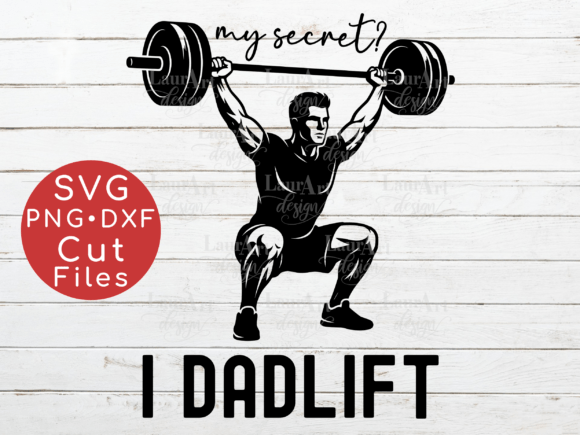 Funny Father's Day Gym Dad SVG