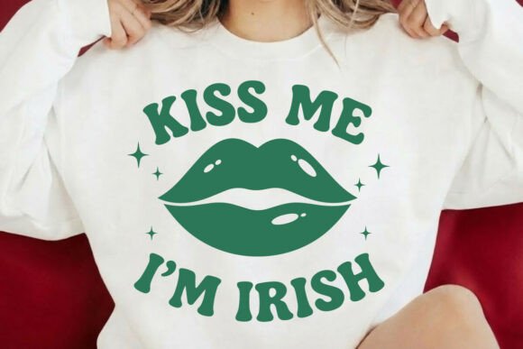 St. Patrick’s Day Kiss Me Irish SVG PNG