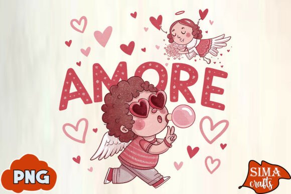 Valentine Cupid Amore SVG PNG